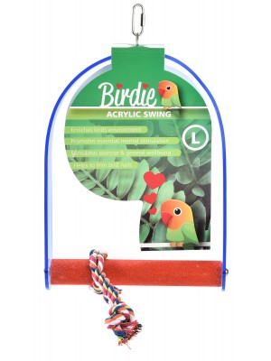 Acrylic Frame Bird Swing Large