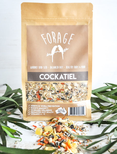 Forage Cockatiel Blend 500g