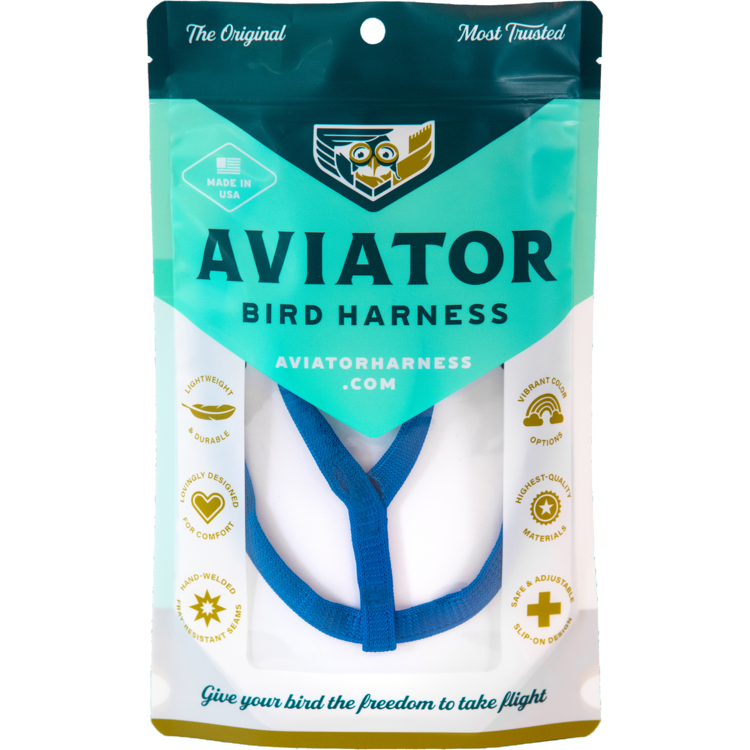 Aviator Harness Large Blue